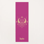 Moon and Lotus Flower Yoga  ヨガマット (正面)