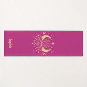 Moon and Lotus Flower Yoga  ヨガマット (正面(横))