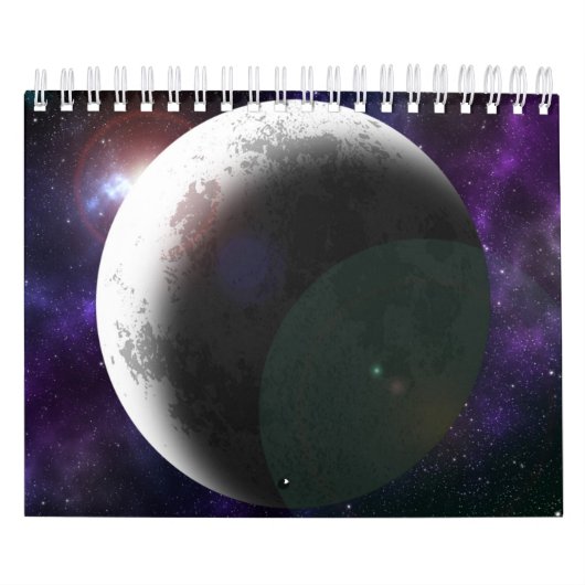Moon and space カレンダー (カバー)