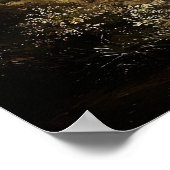 Moon And Stars Night In The Forest, Dark Academia ポスター (角)