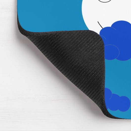 Moon at Early Dusk: Blue マウスパッド (コーナー)