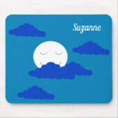 Moon at Early Dusk: Blue マウスパッド (正面)