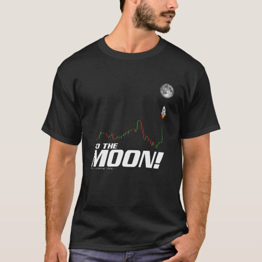 Moon BTC Crypto Trへのビットコイン愛好家への贈り物 Tシャツ (正面)