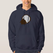 Moon Cabin: ApproachableWolf Hoodie by JH Thornton パーカ (正面)