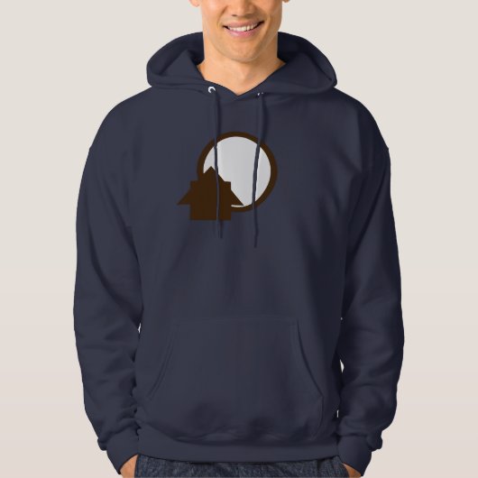 Moon Cabin: ApproachableWolf Hoodie by JH Thornton パーカ (正面)