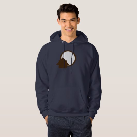 Moon Cabin: ApproachableWolf Hoodie by JH Thornton パーカ (正面フル)