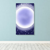 Moon Canvas Printにリーチ キャンバスプリント (インサイチュ (ウッドフロア))