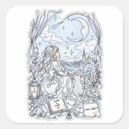 Moon Child™ | セレステイル オリジナルキャラクターステッカー スクエアシール