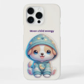 Moon Child Energy Dog Case iPhoneケース (裏面)