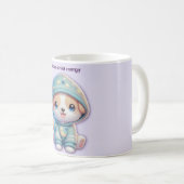 Moon Child Energy Dog Mug コーヒーマグカップ (正面右)