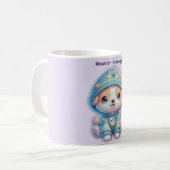 Moon Child Energy Dog Mug コーヒーマグカップ (正面左)