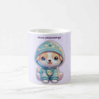 Moon Child Energy Dog Mug コーヒーマグカップ