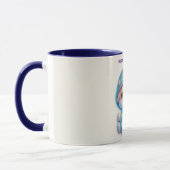 Moon Child Energy Dog Mug マグカップ (左)