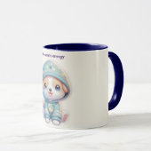 Moon Child Energy Dog Mug マグカップ (正面右)