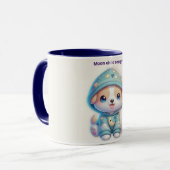 Moon Child Energy Dog Mug マグカップ (正面左)