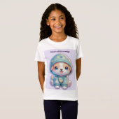 Moon Child Energy Dog T-Shirt Tシャツ (正面フル)