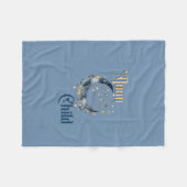 Moon Child Nursery フリースブランケット (正面(横))