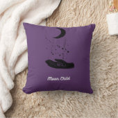 Moon Child Throw Pillow クッション (ブランケット)
