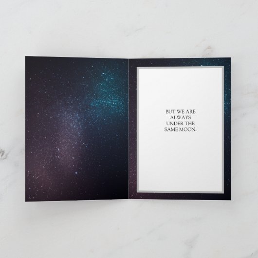 Moon Close Up Photo, Lonely without You カード (内部)