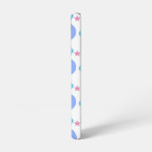 Moon Cloud Stars Blue Purple Pink Samsung Galaxyケース (左側面)