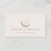 Moon Crystal Energy Healer Salon Beige 紹介カード (正面)