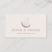 Moon Crystal Energy Healer Salon Beige 紹介カード (正面)