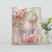 Moon Crystals Junk Journal Scrapbook Paper (スタンド正面)