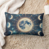 Moon Cycle Arrow Pillow ランバークッション (ブランケット)