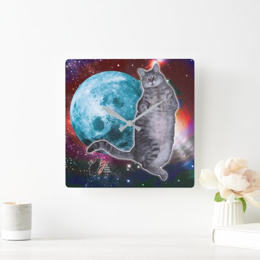 Moon Dancer Bosco スクエア壁時計 (ホーム)