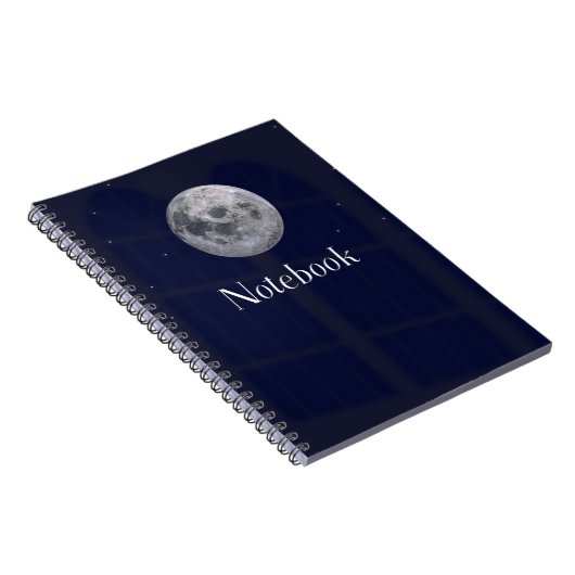 Moon design Notebook ノートブック (右側)