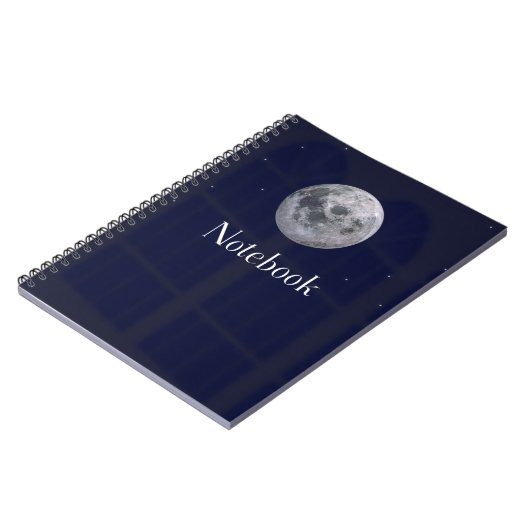 Moon design Notebook ノートブック (左側)