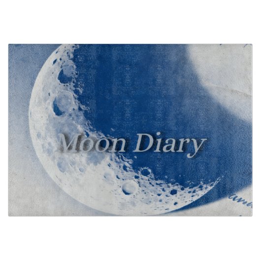 Moon diary  カッティングボード (正面)