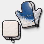 Moon diary  鍋つかみ&鍋敷きセット (正面/裏面)