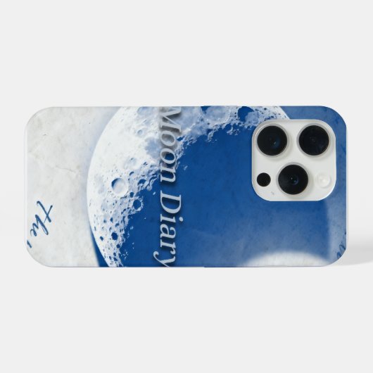 Moon diary  iPhoneケース (裏面横)