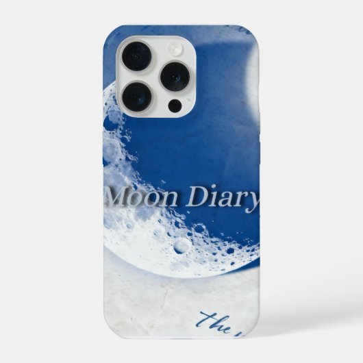 Moon diary  iPhoneケース (裏面)