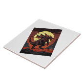 Moon dragon. タイル (側面)