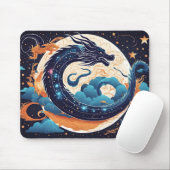 moon dragon mouse pad マウスパッド (マウス)