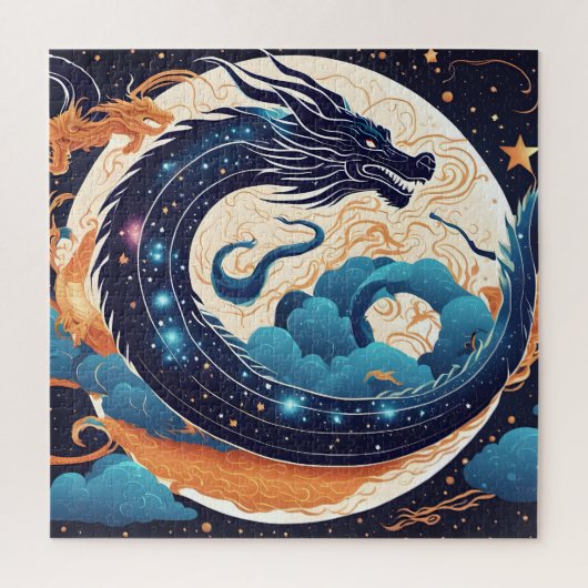 moon dragon puzzle ジグソーパズル (縦)
