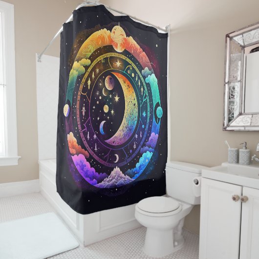Moon Dreams Shower Curtain シャワーカーテン (インサイチュ)