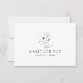 MOON EYE HAND STARS BUSINESS GIFT CERTIFICATE  (正面)