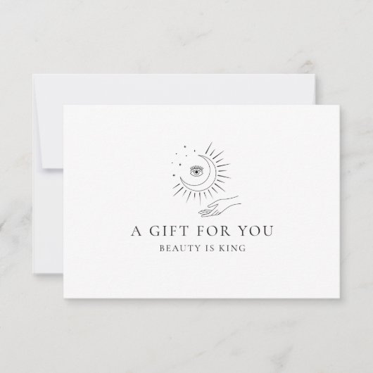MOON EYE HAND STARS BUSINESS GIFT CERTIFICATE  (正面)