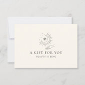 MOON EYE HAND STARS BUSINESS GIFT CERTIFICATE  (正面)