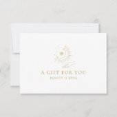 MOON EYE HAND STARS BUSINESS GIFT CERTIFICATE  (正面)