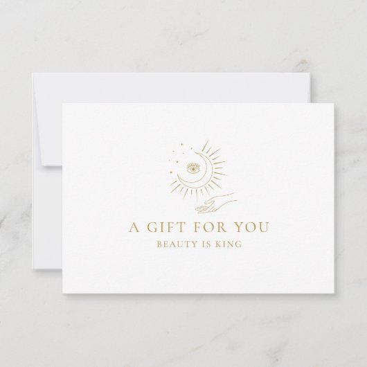 MOON EYE HAND STARS BUSINESS GIFT CERTIFICATE  (正面)
