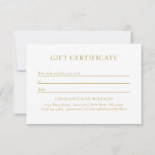 MOON EYE HAND STARS BUSINESS GIFT CERTIFICATE  (裏面)