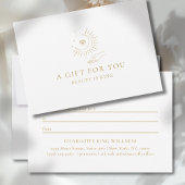 MOON EYE HAND STARS BUSINESS GIFT CERTIFICATE 