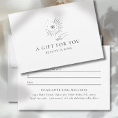 MOON EYE HAND STARS BUSINESS GIFT CERTIFICATE 
