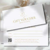Moon Eye Hand Stars Salon White Gift Certificate