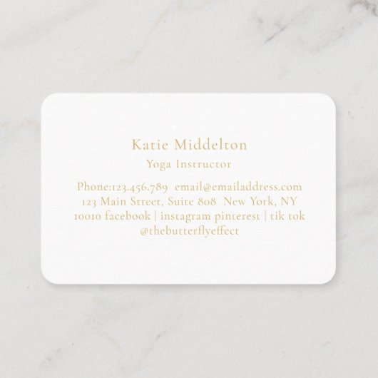 Moon Eye Yoga Reiki Wellness 名刺 (裏面)