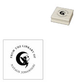 Moon Fairy From The Library Of Custom Book ラバースタンプ (押印)